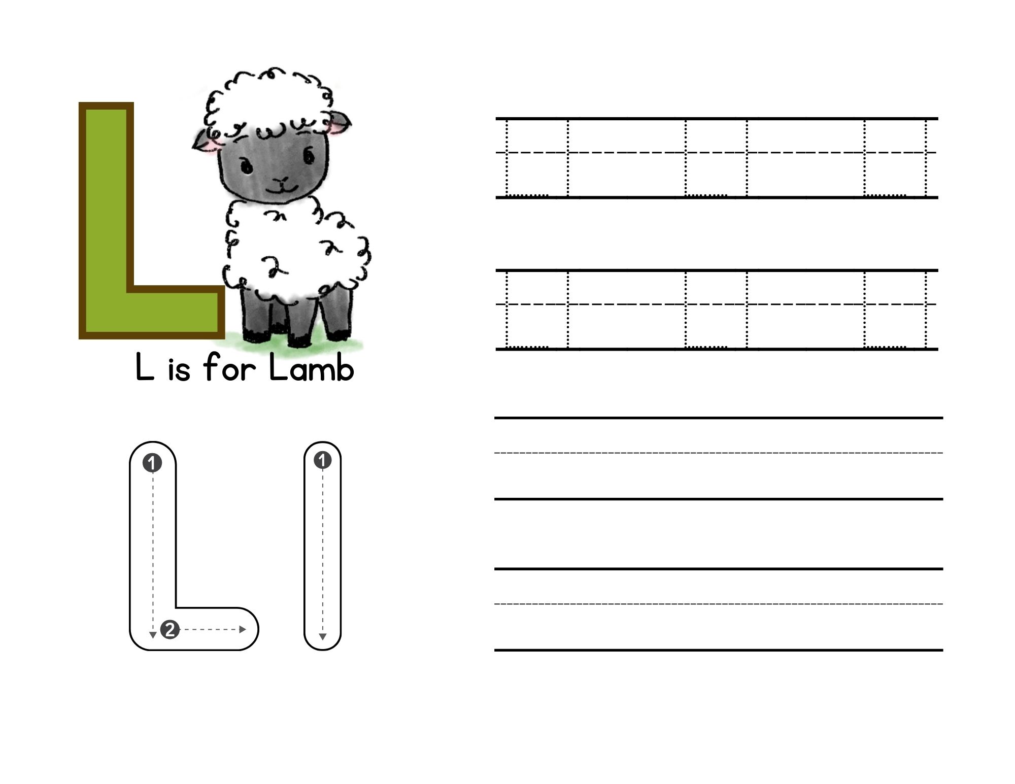 ABC's and 123's Homeschool Farm Packet - Image 2