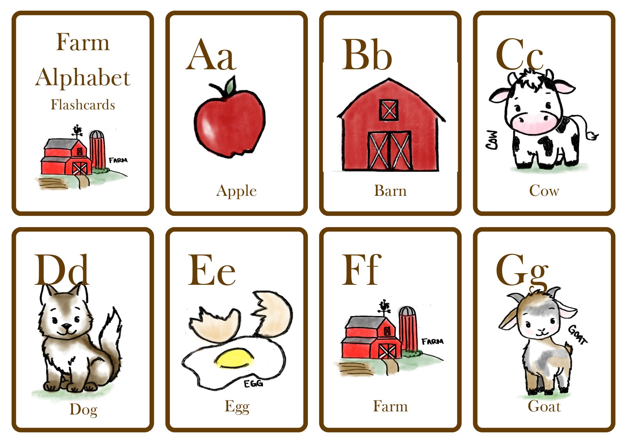 ABC's and 123's Homeschool Farm Packet - Image 4