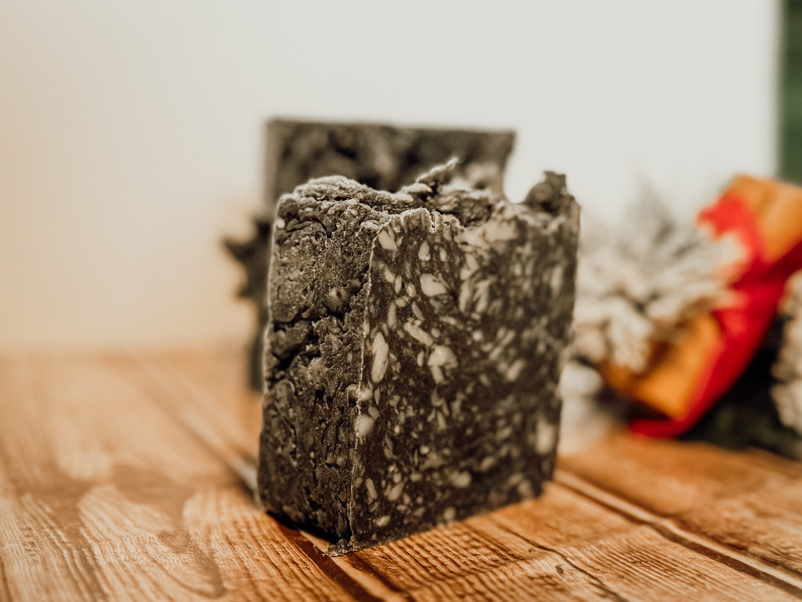 Black Sheep- Unscented Sheep Milk Shampoo Bar (with Activated Charcoal) - Image 3